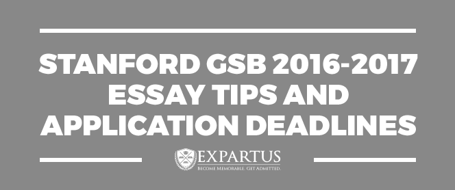 Stanford application essay tips