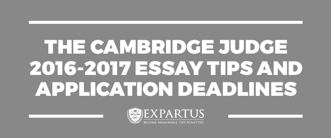 Judge essay