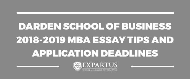 Darden essays