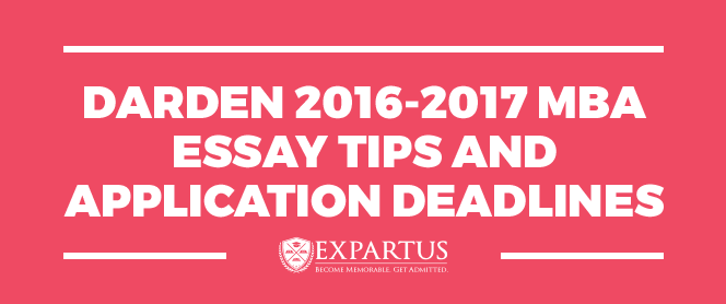 Darden essays